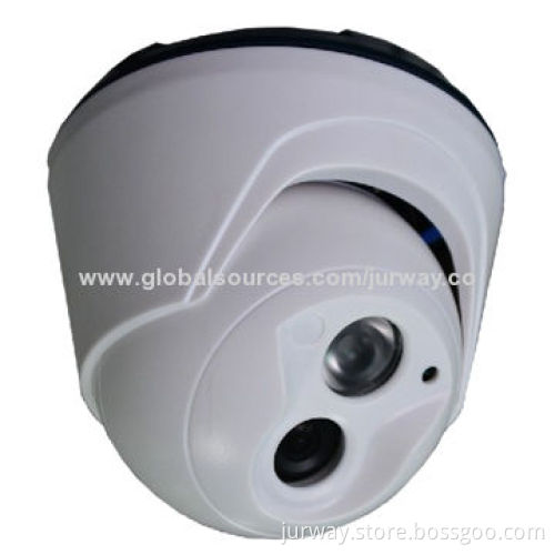 Vandal-proof IP Camera with 3.6/6mm 1.0-megapixel Lens, 720P, 1 Piece IR-III LED for 25 Meters